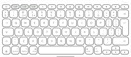Logitech Keys-To-Go 2 keyboard Universal Bluetooth QWERTY UK English White Logitech Keys-To-Go 2 keyboard Universal Bluetooth QWERTY UK English White